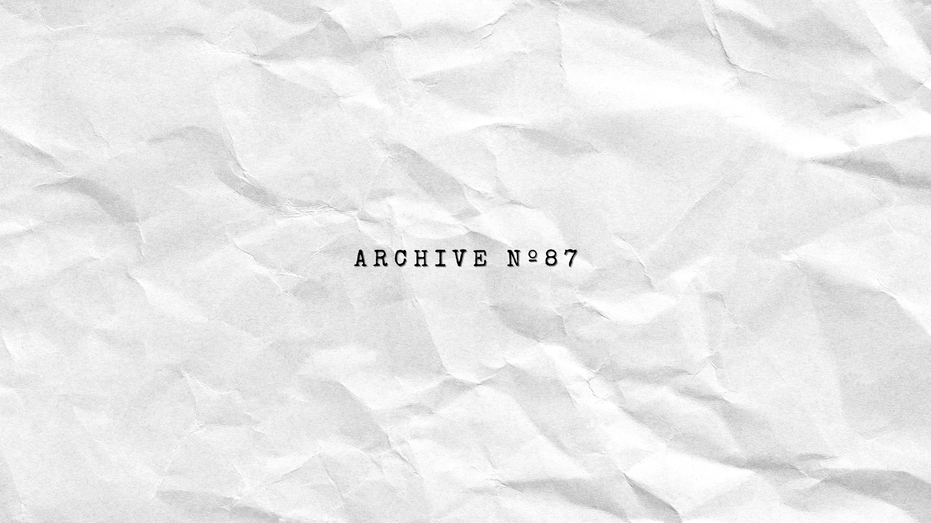 ARCHIVE Nº87