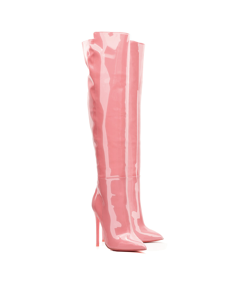 Bessel 120 Pink Patent · Charlotte Luxury High Heels Boots · Ada de ...