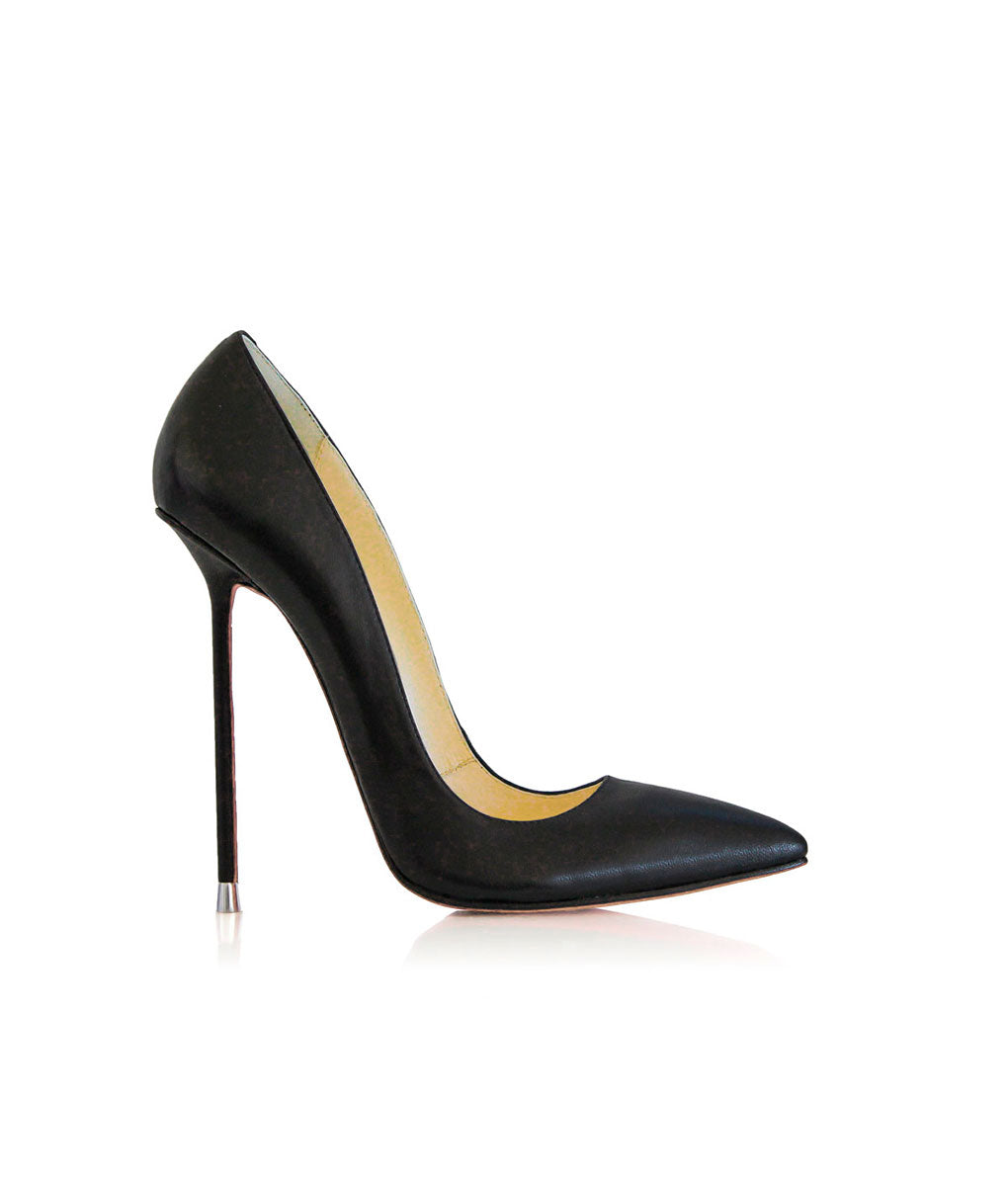 Akhira Black  · Charlotte Luxury Shoes · Luxury High Heel Pumps · Di Marni - Vicenzo Rossi · Custom made · Made to measure · Black Luxury Pumps High Heel Shoes · Stiletto Shoes