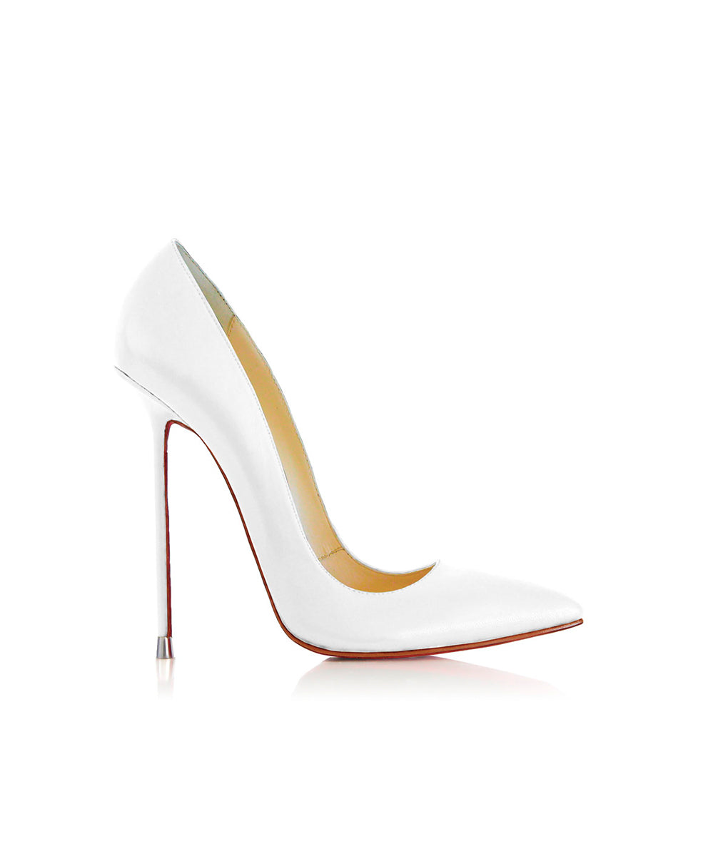 Akhira White · Charlotte Luxury Shoes · Luxury High Heel Pumps · Di Marni - Vicenzo Rossi · Custom made · Made to measure · Black Luxury Pumps High Heel Shoes · Stiletto Shoes