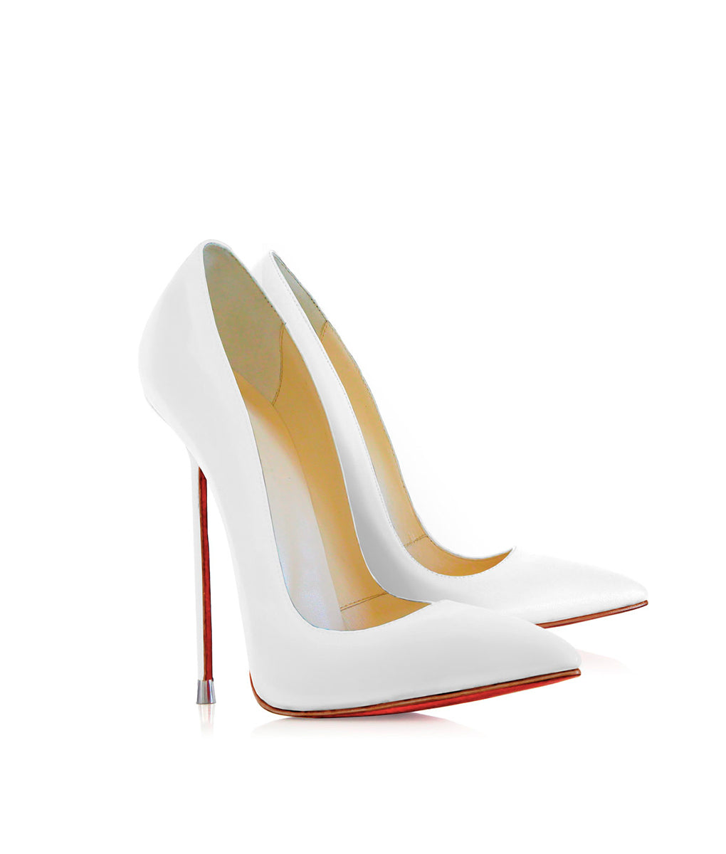 Akhira White · Charlotte Luxury Shoes · Luxury High Heel Pumps · Di Marni - Vicenzo Rossi · Custom made · Made to measure · Black Luxury Pumps High Heel Shoes · Stiletto Shoes