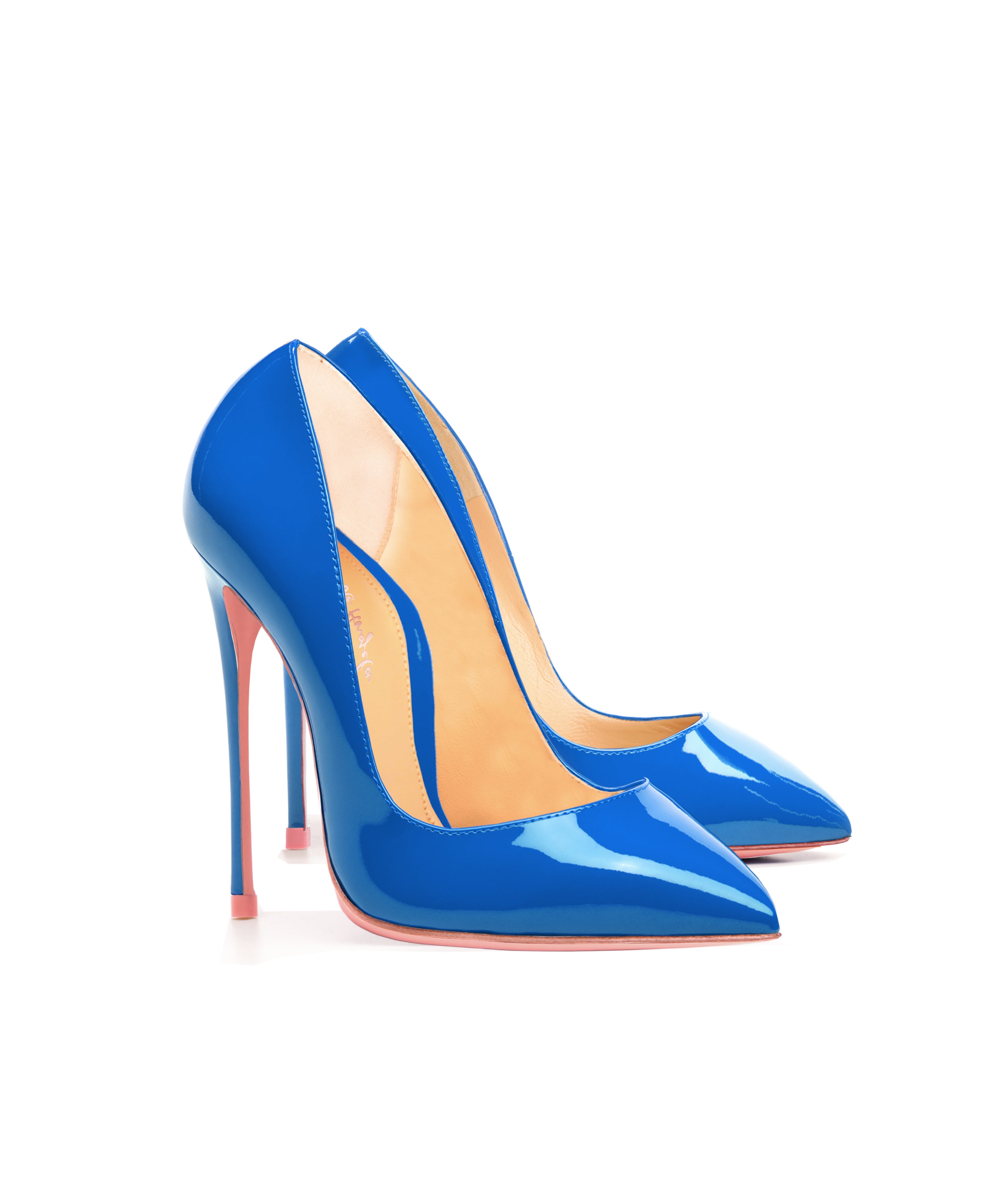 Alhena  Azzurro Patent · Charlotte Luxury High Heels Shoes · Ada de Angela Shoes · High Heels Shoes · Luxury High Heels · Patent Shoes · Stiletto · High Heels