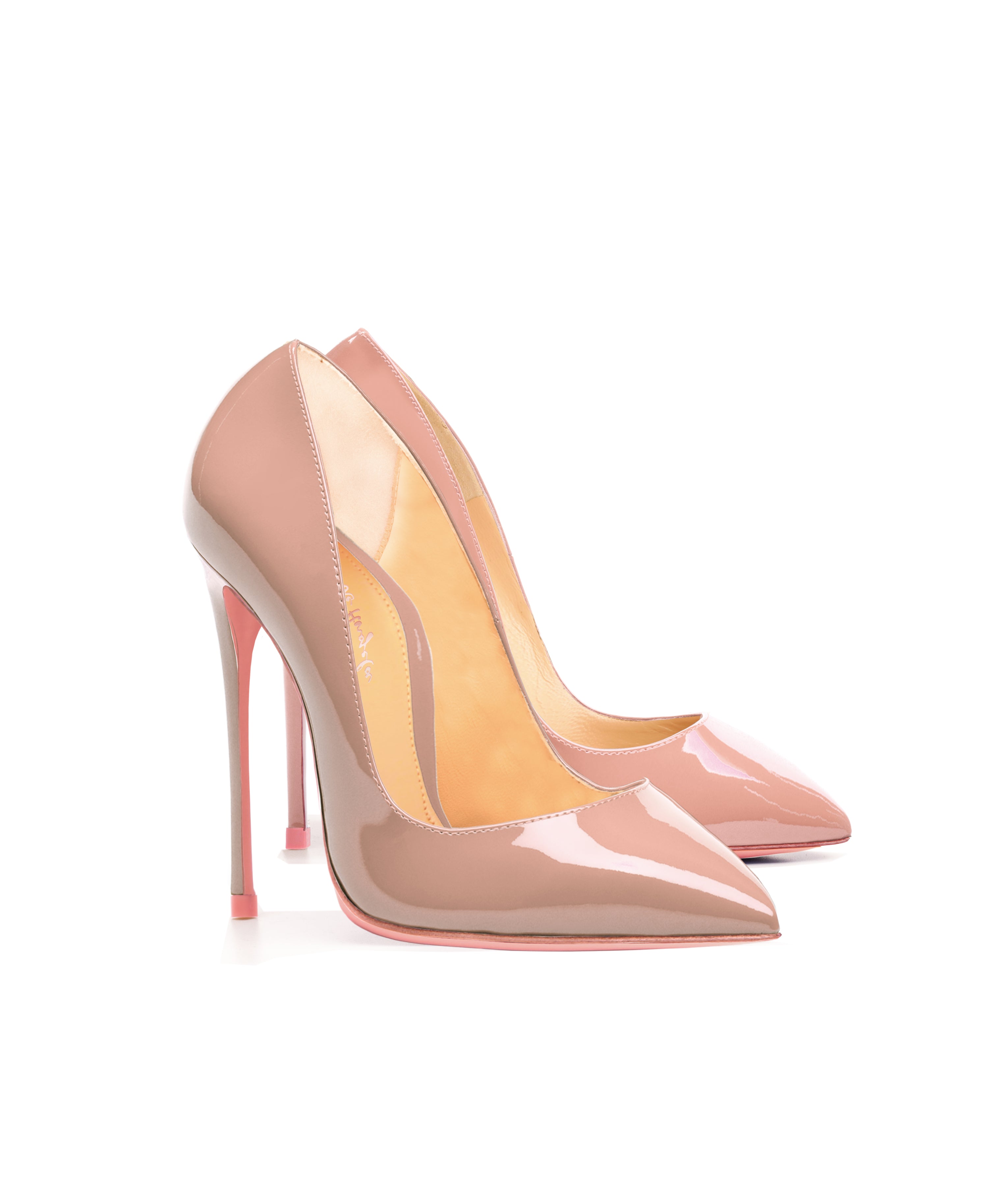 Alhena Nude Patent · Charlotte Luxury High Heels Shoes · Ada de Angela Shoes · High Heels Shoes · Luxury High Heels · Patent Shoes · Stiletto · High Heels