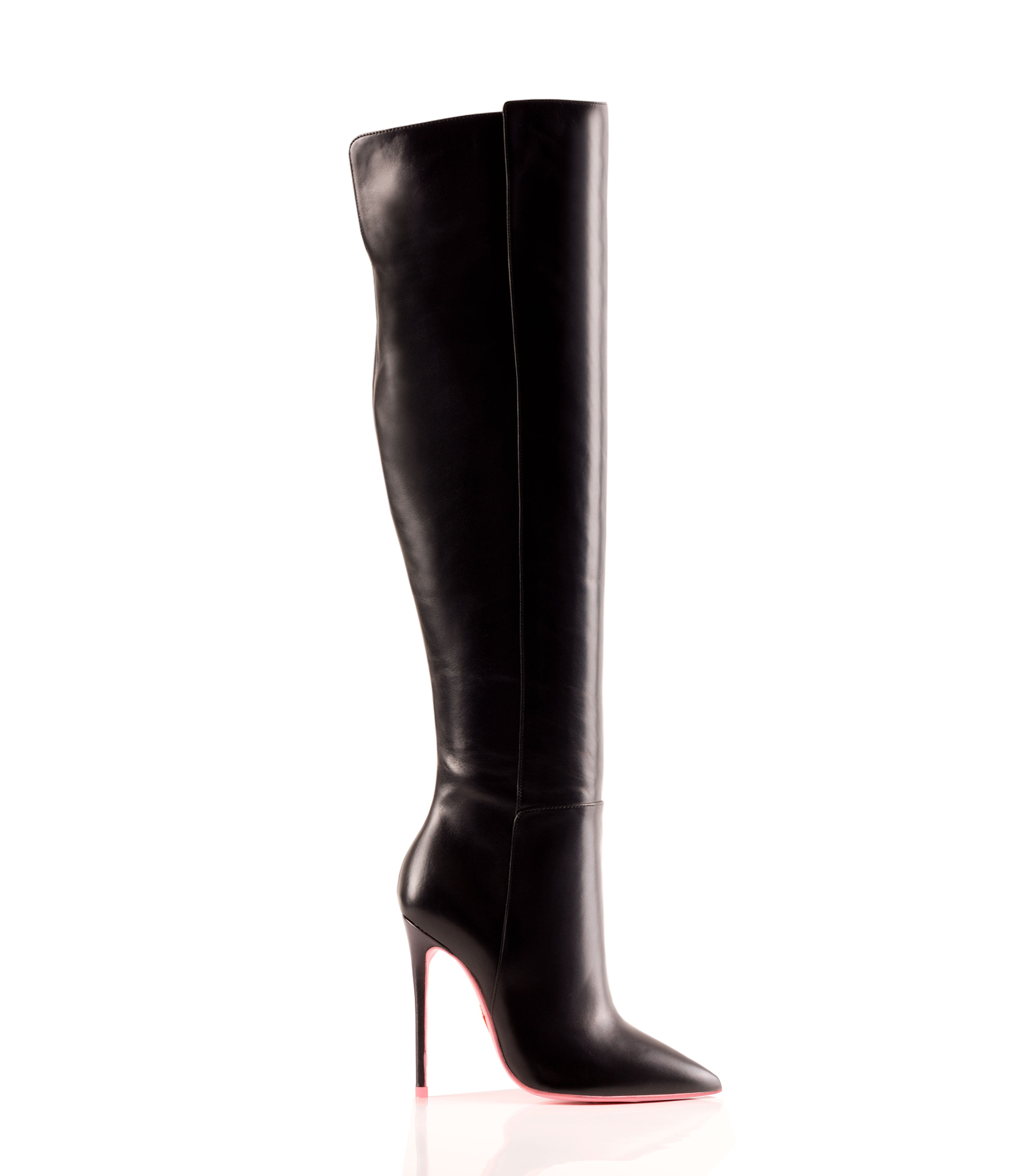 Bessel Black · Charlotte Luxury High Heels Boots · Ada de Angela Boots  · High Heels Boots · Luxury Boots · Over Knee Boots · Stiletto · Leather Boots