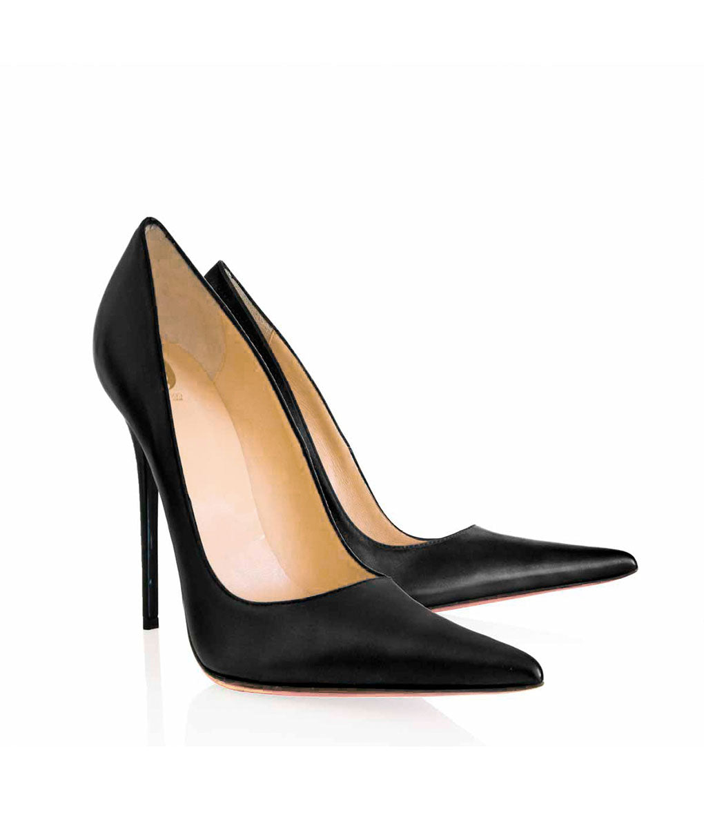 Brinna Black · Cq Couture · Charlotte Luxury High Heels Shoes · Luxury High heel Pointed Shoes · Fetish High heels Shoes · Luxury High Heels Shoes made in Italy