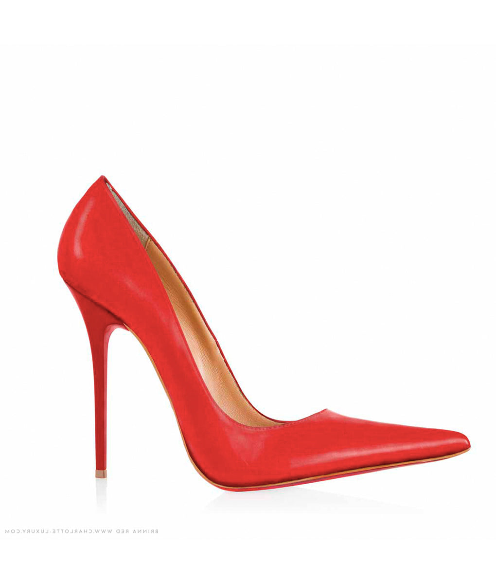 Brinna Red · Cq Couture · Charlotte Luxury High Heels Shoes · Luxury High heel Pointed Shoes · Fetish High heels Shoes · Luxury High Heels Shoes made in Italy