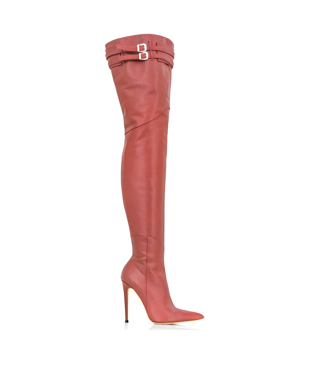 Dalina English Tan · Charlotte Luxury Boots · Luxury High Heel Over Knee Boots · Cq Couture · Custom Made · Made to measure · Luxury High Heel Thigh High Boots · Boots