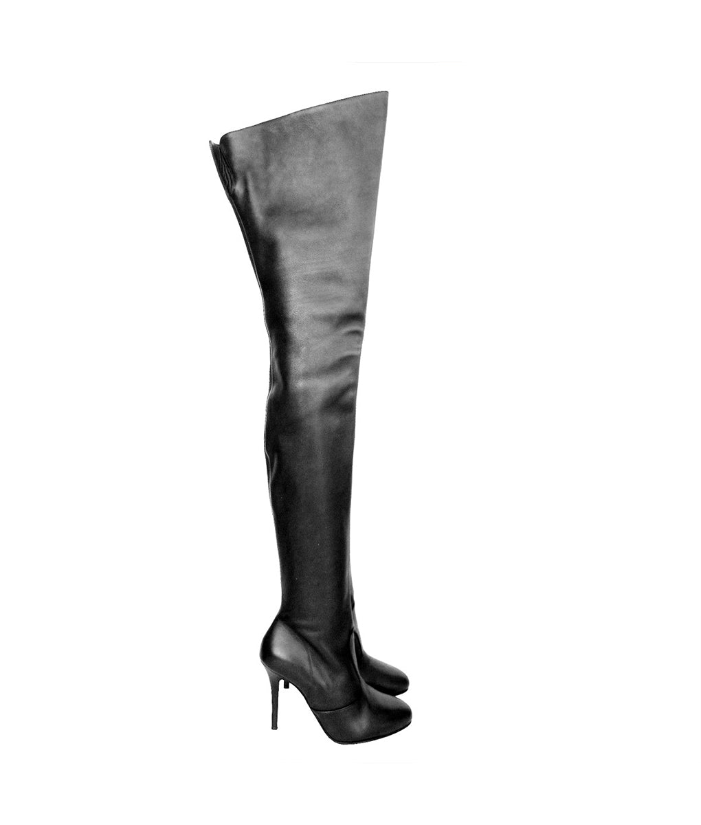 Damius Black · Charlotte Luxury Boots · Luxury High Heel Thigh high Boots · Gio Hel · Custom Made · Made to measure · Luxury High Heel Thigh High Boots · Boots