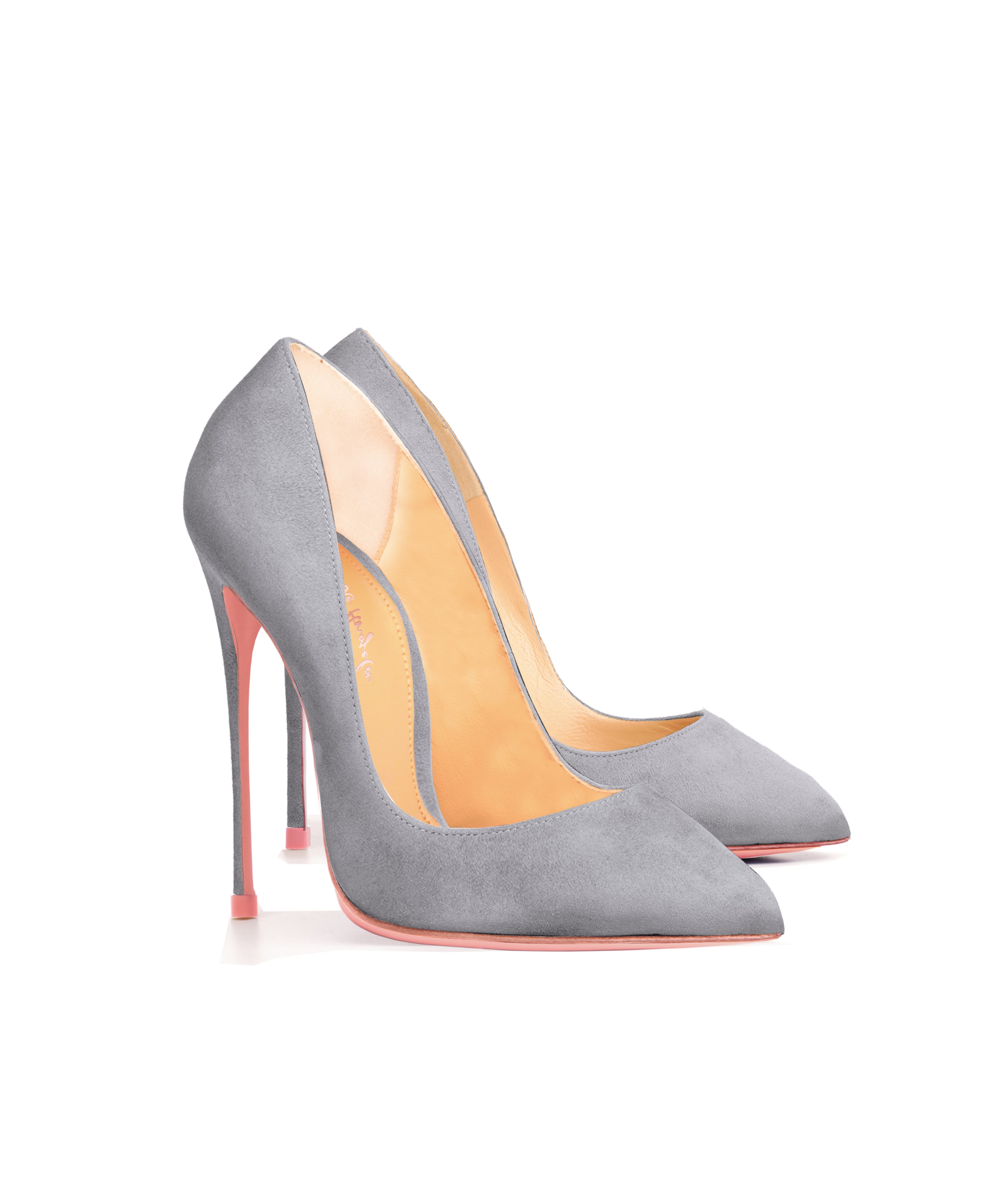 Alhena Gray Suede  · Charlotte Luxury High Heels Shoes · Ada de Angela Shoes · High Heels Shoes · Luxury High Heels · Patent Shoes · Stiletto · High Heels